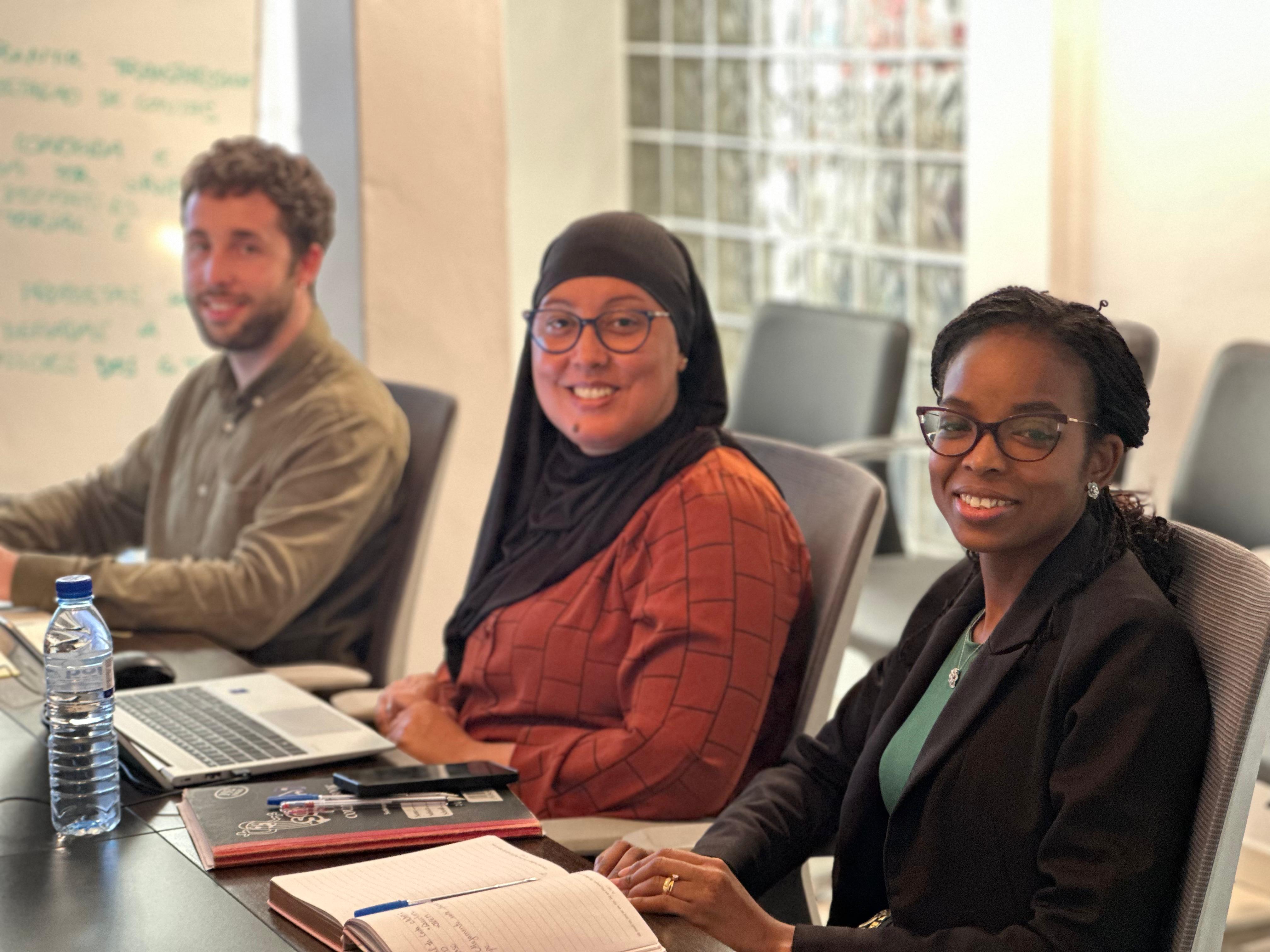 Photo of the IMD, MASC, Decidim meeting in Maputo.